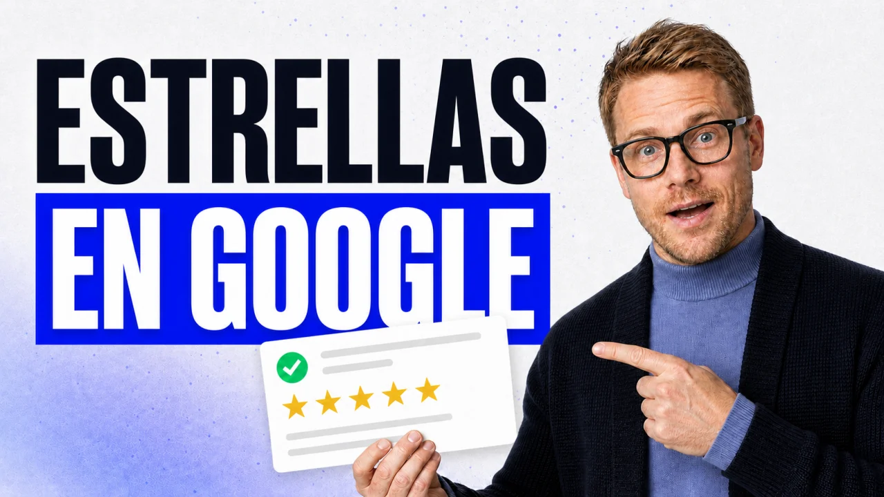 Estrellas en Google con Benjamin König señalando un resultado verificado de cinco estrellas