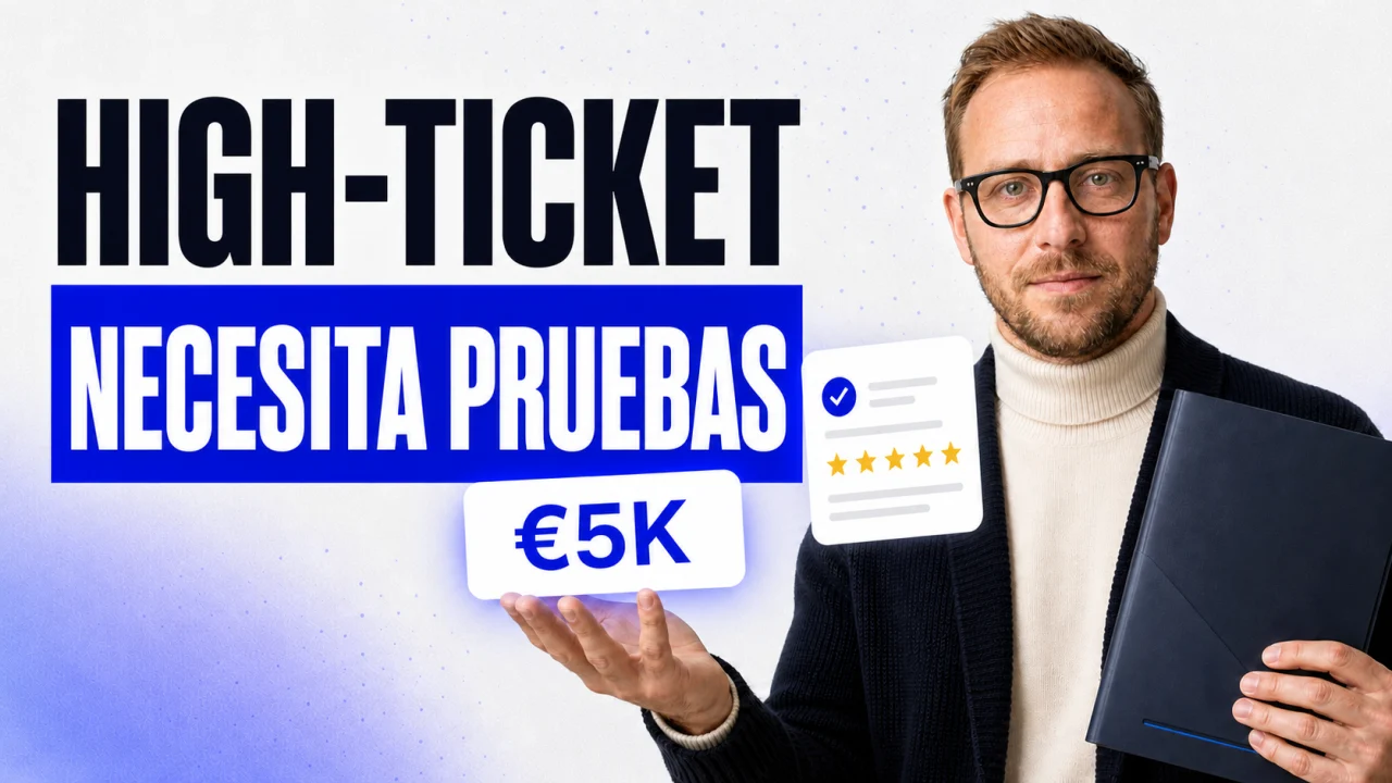 Prueba social high-ticket con Lukas König, una propuesta y una reseña verificada