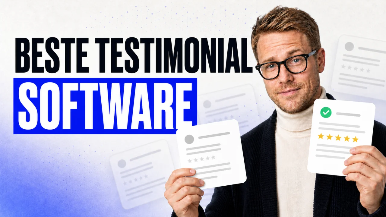 Beste Testimonial-Software mit Benjamin König beim Vergleich zweier Review-Tools