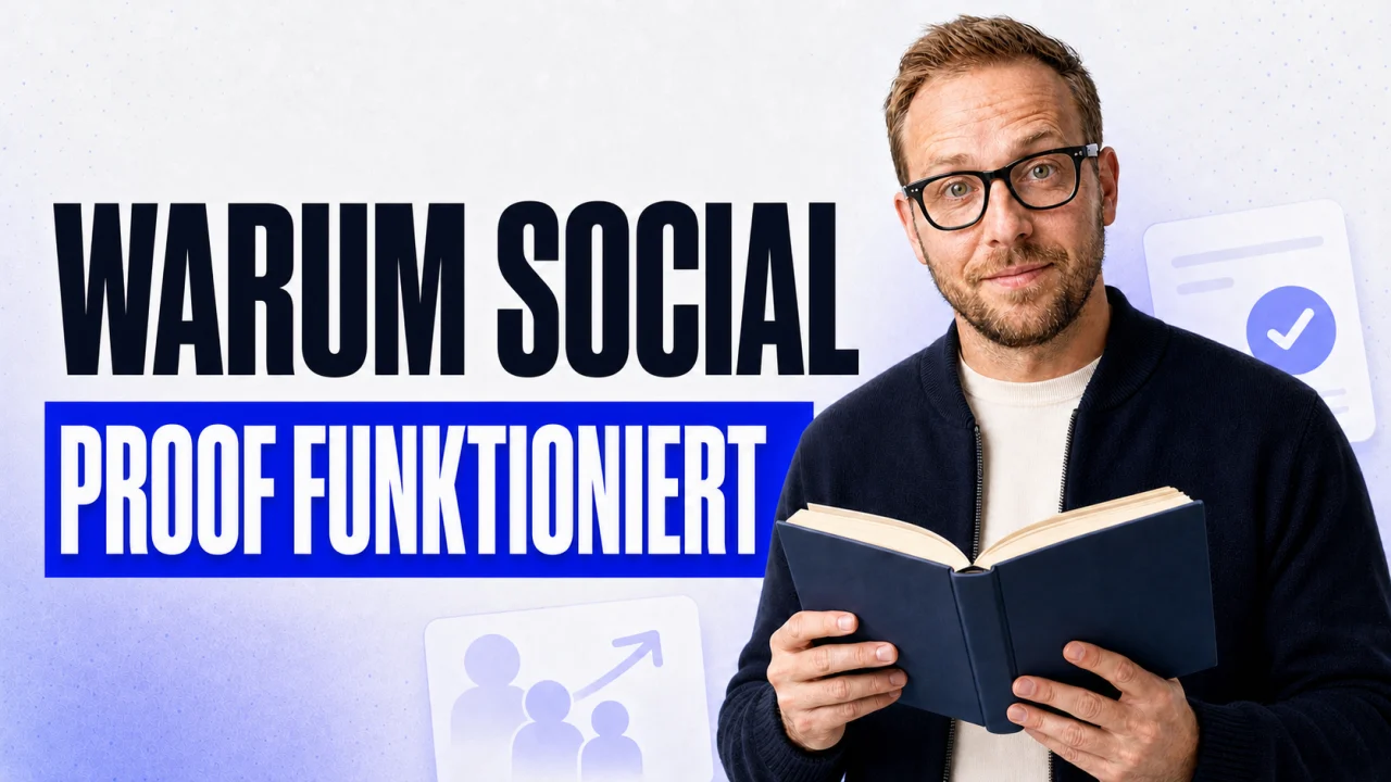 Warum Social Proof funktioniert mit Lukas König und offenem Buch